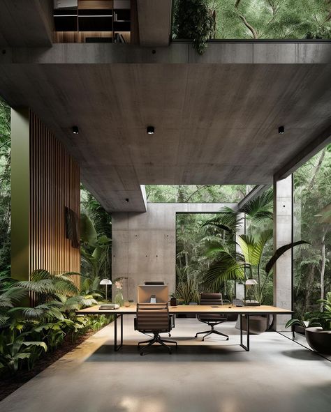 Concrete House Architect: @miladeshtiyaghi Would you live here? | Instagram Concrete Houses Interior, Modern Concrete Interior, Concrete Building Architecture, Concrete House Interior, Concrete Minimalist House, Concrete Home Design, Brutalist House, Biomimicry Architecture, Concrete House Design