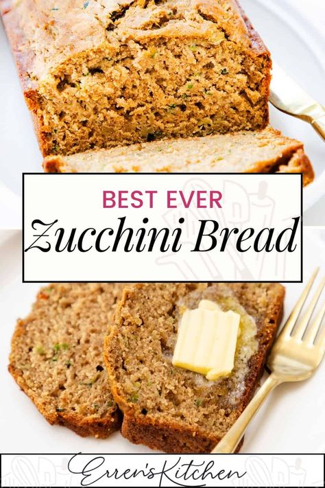 Zuchini Baking Recipes Bread, Zucchini Bread Moist, Easy Zucchini Bread Recipes, Spiced Zucchini, Easy Zucchini Bread, Zucchini Bread Healthy, Fresh Zucchini, Zucchini Bread Recipe, Easy Zucchini