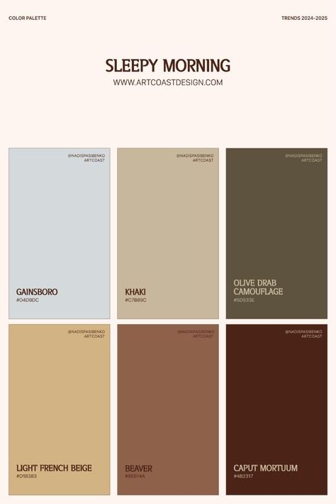 Color Palettes, Trendy Design, Illustrations, Fonts, Procreate Brushes Mushroom Brown Color Palette, Coffee Color Scheme, Chocolate Brown Color Palette, Cafe Color Palette, Coffee Color Palette, Interior Colour Palette, Large Color Palette, Aesthetic Colour Palette, Cozy Color Palette