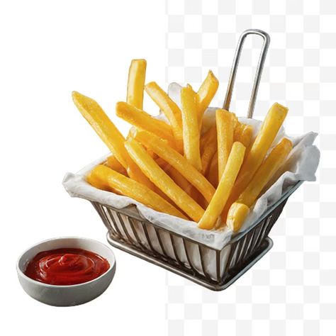 Fries With Ketchup, French Fries, Ketchup, Graphic Resources, Transparent Background, Chips