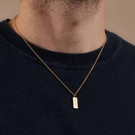 very cute and didn’t take long to arrive I would size down one next time tho Gold Mens Necklace, Necklaces For Men Gold, Man Gold Necklace, Men’s Gold Pendant, Man Necklace Gold, Mens Gold Pendant Designs Unique, Jewelry Men Necklace, Men Necklace Pendant, Mens Initial Necklace