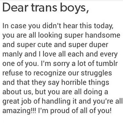 Transition Goals, Trans Boys, Im Proud Of You, Guy Stuff, Trans Pride, Gender Identity, Just In Case, Character Design, Design Inspiration