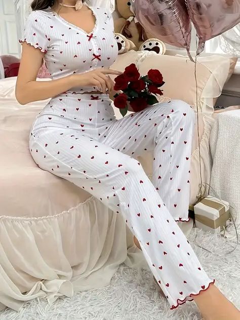 Temu | Explore the Latest Clothing, Beauty, Home, Jewelry & More Nightsuits For Women, Pijama Shein, Sleepwear Aesthetic, Cute Pyjamas, Aliexpress Dresses, Sleepwear Women Pajamas, Pajama Fashion, Shein Brasil, Cute Pjs