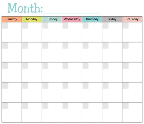 Blank Monthly Calendar Printable Free Activity Calendar Template, Three Month Calendar Free Printable, Blank 2023 Calendar Printable Free, Plain Calendar Template, Printable Monthly Planner 2023, 30 Day Calendar Printable, School Monthly Calendar Template, Blank Workout Calendar, Blank Calander Templates Cute