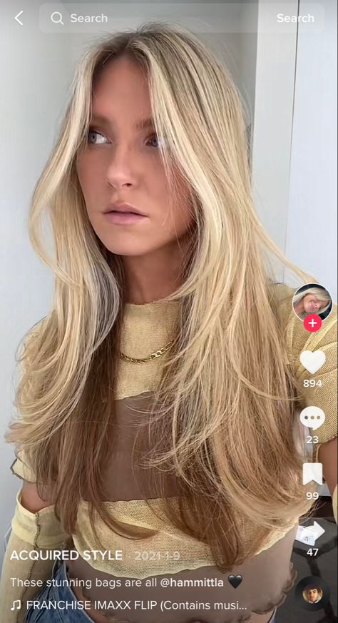 Layers Long Hair With Bangs, Long Hair With Bangs Blonde, Blonde Layers Long, Hairstyle For Thinning Hair, Hairstyle With Butterfly Clips, Hairstyle With Butterfly, Blonde Hair Cuts, Long Blonde Hair Cuts, Hair Styles For Long Hair