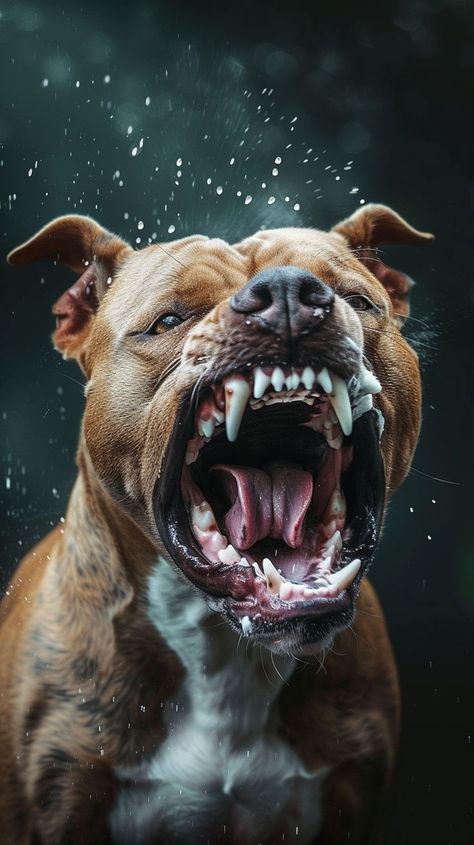 Regard Animal, Pitbull Tattoo, Pitbull Art, Devil Dogs, Dangerous Dogs, American Pitbull, Dangerous Animals, American Pitbull Terrier, Pitbull Dog