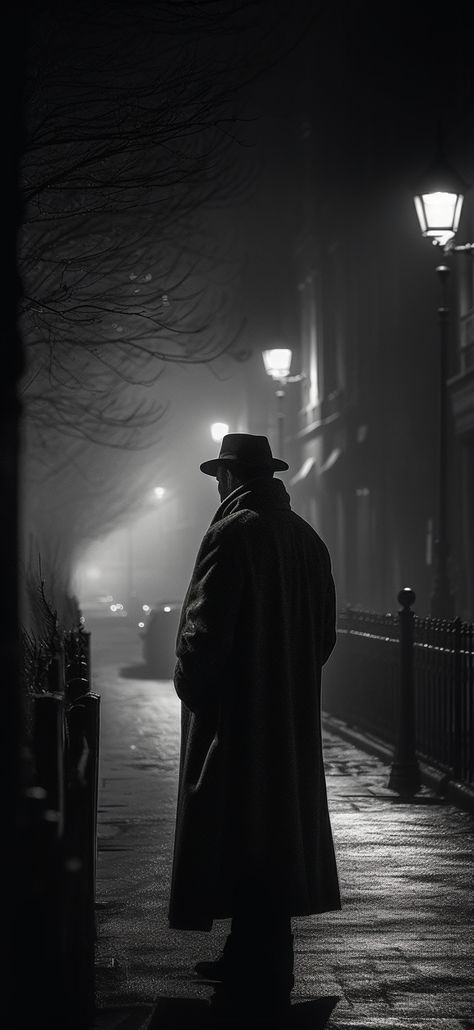 50s Noir Detective, Film Noir Photography Portraits, 1930s Mob Aesthetic, Mysterious Men Aesthetic, 40s Detective Aesthetic, Detective Aesthetic Men, Dark Glasses Aesthetic, Mystery Man Aesthetic, Detective Wallpapers Aesthetic