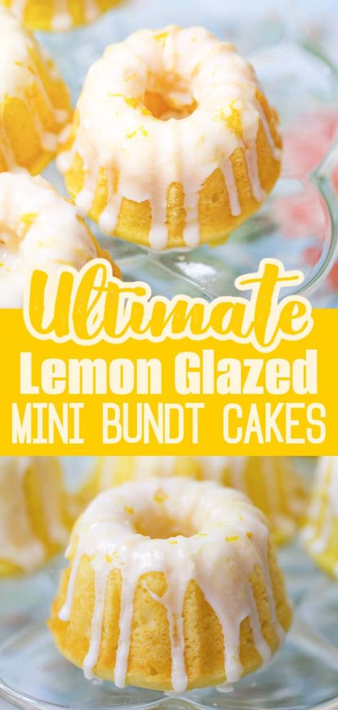 Mini Lemon Bundt Cakes, Moist Lemon Pound Cake, Mini Bundt Cakes Recipes, Lemon Bundt Cake Recipe, Lemon Pound Cake Recipe, Bundt Cake Recipe, Lemon Bundt Cake, Mini Bundt Cakes, Mini Tortillas