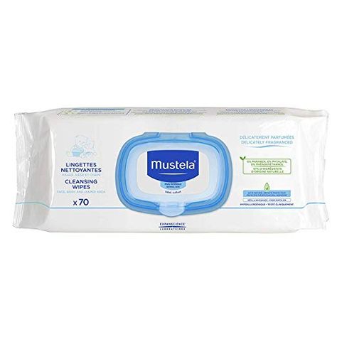 Amazon.com: Mustela Cleansing Wipes Delicately Fragranced, 420 Count: Luxury Beauty Mustela Baby, Tartaric Acid, Cleansing Wipes, Aloe Vera Leaf, Baby Wipes, Free Baby Stuff, Propylene Glycol, Vaseline, Alcohol Free