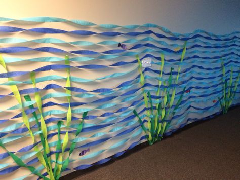 Prom Backdrops, Under The Sea Decorations, Ocean Theme Classroom, Ocean Birthday Party, Spongebob Birthday Party, Mermaid Theme Birthday Party, Spongebob Party, Ocean Birthday, Spongebob Birthday