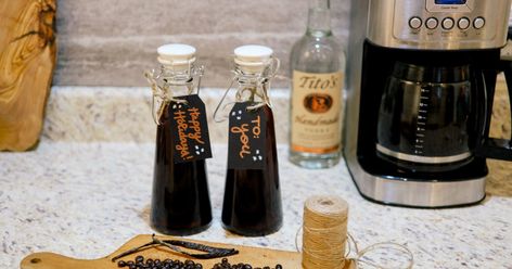 Coffee Liqueur Recipe Coffee Liqueur Recipe, Cheers To That, Coffee Liqueur, Liqueurs Recipes, Too Real, Pot Still, Vodka Drinks, Drink Specials, Espresso Martini