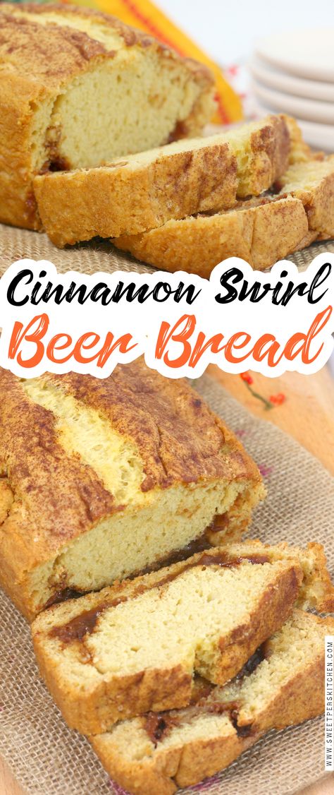 Apple Beer Bread, 2 Ingredient Slow Cooker Beer Bread, Sweet Beer Bread, Beer Bread With Self Rising Flour, Beer Bread In Bread Machine, Slow Cooker Beer Bread, Crockpot Beer Bread, Pampered Chef Beer Bread Recipe, Cinnamon Beer Bread