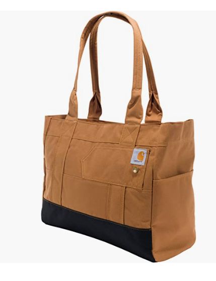 Carhartt Women's East West ToteCa Womens Carhartt, Carhartt Bag, Carhartt Logo, Work Gear, Zip Tote, Boot Bag, Work Bags, Pocket Bag, East West