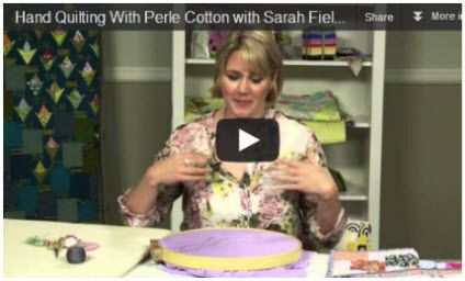 Hand Quilting Video Sarah Fielke Sarah Fielke Quilts, Hand Quilting Technique, Quilt Techniques, Hand Quilting Patterns, Quilting Tutorial, Quilt Big, Quilt Tips, Quilting Videos, Perle Cotton