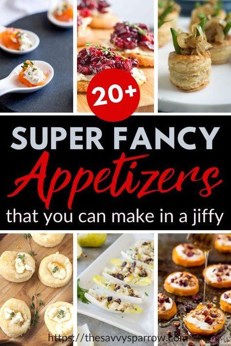 These easy appetizers for a party look fancy and elegant.  Great for holiday appetizers!  Love these easy to make appetizer recipes!  Includes make ahead appetizers, appetizers for a crowd, crostini appetizers, appetizer dips, and more! Appetizers Appetizers, Appetizers For A Party, Fancy Appetizer Recipes, Small Bites Appetizers, Crostini Appetizers, Fancy Appetizers, Holiday Appetizers Easy, Holiday Appetizers Recipes, Mini Appetizers