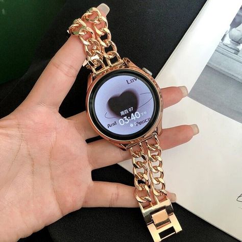 Similar to how you can buy third-party cases for your phone.   This item is just a strap, not including the watch.   Material: Stainless Steel. Galaxy Smartwatch, Diamond Chain Bracelet, Rhinestone Keychain, Galaxy Watch 5, Smart Watch Apple, Samsung Watch, Samsung Smart Watch, Watch Belt, Smartwatch Women