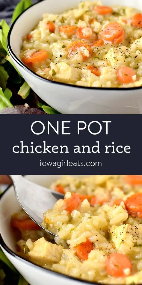 Crock Pot Recipes, Diner Recept, One Pot Chicken, Gluten Free Recipes For Dinner, Health Dinner, Gluten Free Rice, Gluten Free Dinner, Chicken And Rice, Rice Soup