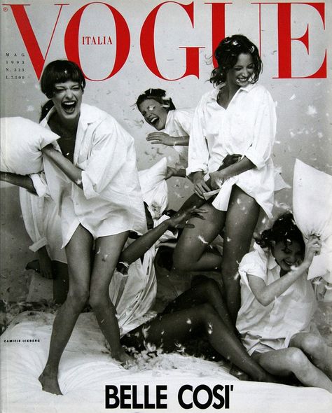 Franca Sozzani: Her Best Italian Vogue Covers Photos | W Magazine  Vogue Italia, May 1993. Vintage Covers Aesthetic, Old Vogue Covers, Vogue Prints, Vintage Magazine Covers, Vogue Wall, Franca Sozzani, Widget Photos, Italian Vogue, Vintage Vogue Covers