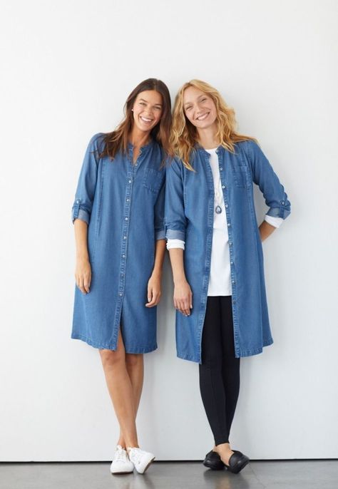 Denim Shirt Dress Outfit, Looks Camisa Jeans, Denim Dress Outfit, Looks Jeans, Shirt Dress Outfit, Outfit Shirt, Button Front Shirt Dress, Chambray Shirt Dress, Denim Dresses