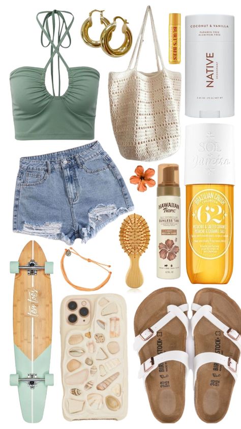 Strand Outfit, Outer Banks Outfits, Surfergirl Style, Cute Beach Outfits, Beachy Outfits, Preppy Summer Outfits, Outfit Inspo Summer, Casual Preppy Outfits, Neue Outfits