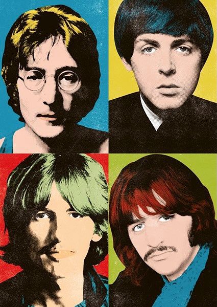 The Beatles Portrait, Beatles Pop Art, Beatles Cartoon Ringo, Beatles Songs Art, The Beatles Cartoon Art, The Beatles Cartoon, Apple Records, Beatles Wallpaper, Apple Iphone Wallpaper Hd