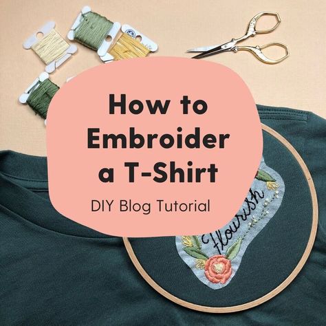 Hand Embroidered Clothes Diy, Diy Hand Embroidery, Embroidery Tshirt, Diy Sweatshirt, Hand Embroidery Tutorial, Embroidery On Clothes, Embroidery Sweatshirt, Shirt Embroidery, Embroidered Clothes