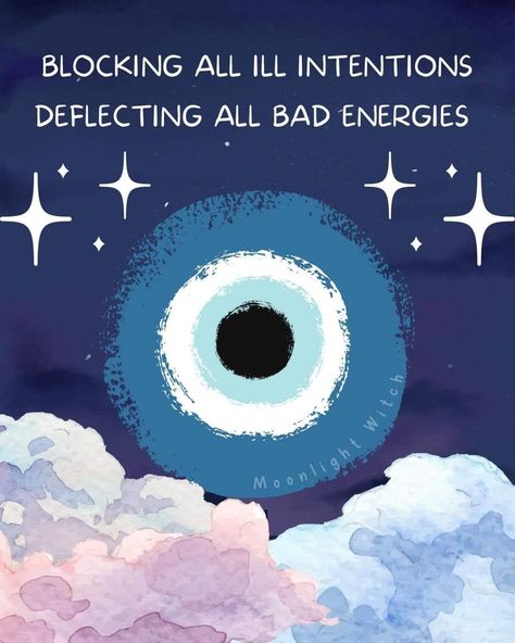 Evil Eye Affirmation, Psychic Aesthetic, Evil Eye Quotes, Cosmic Quotes, Sylvia Browne, Awakening Art, Evil Eye Art, Protection Symbols, Magic Witch