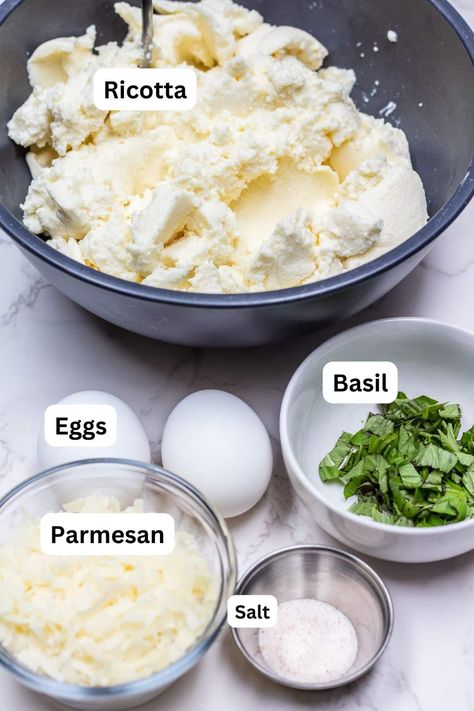 Best Ricotta Cheese Mixture for Lasagna and Other Pasta Dishes! Ricotta Recipe For Lasagna, Best Ricotta Filling For Lasagna, Homemade Lasagna With Ricotta Cheese, Riccota Cheese Mixture For Lasagna, Homemade Lasagna Recipe Ricotta, Ricotta Filled Pasta, Ricotta Sauce For Lasagna, Ricotta Mozzarella Pasta, Can You Freeze Ricotta Cheese