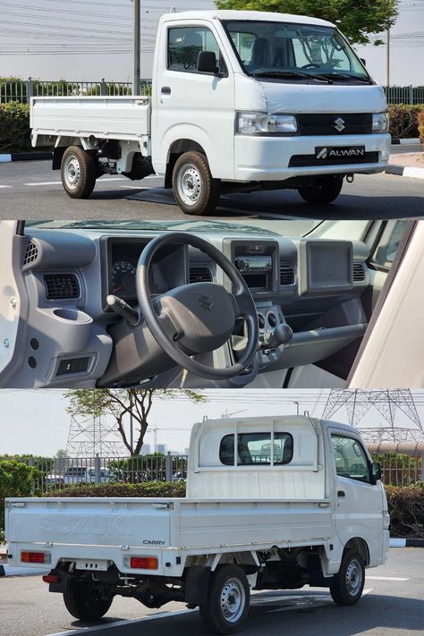 2023 Suzuki Carry (White) For Sale at Alwan Global Cars, Dubai-UAE. Black Honda, Creative Life Hacks, Suzuki Carry, Utility Truck, Car Showroom, Rear Wheel Drive, Manual Transmission, Dubai Uae, Creative Life