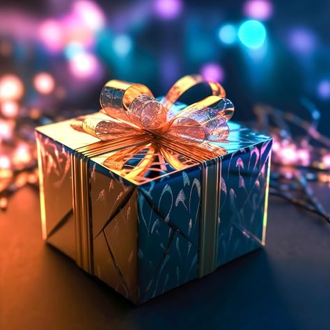 Festive gift box with bow generative ai | Premium Photo #Freepik #photo #gift-package #present #surprise-gift #present-box Gift Box Images, Gift Box Design, Gift Package, Photo Gift, Surprise Gift, Birthday Photoshoot, Daily Reminder, Box Design, Premium Photo