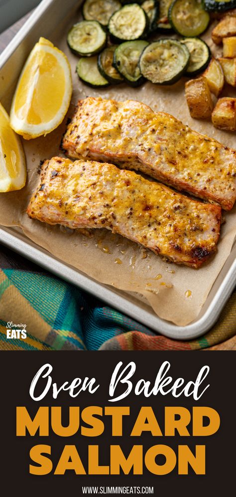 Whole Grain Mustard Salmon, Salmon With Mustard Sauce, Mustard Sauce For Salmon, Oven Baked Salmon Fillet, Salmon Recipes Oven, Salmon Fillet Recipes, Oven Salmon, Oven Roasted Salmon, Mustard Salmon