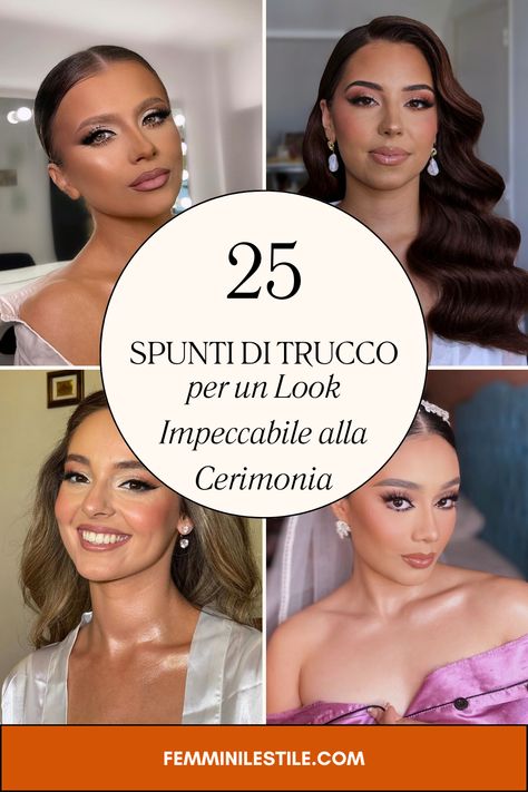 Vuoi un trucco impeccabile per la tua prossima cerimonia? Ecco 25 spunti che ti aiuteranno a scegliere il look perfetto, sia che si tratti di una cerimonia di giorno che di sera. Idee per occhi marroni, verdi e azzurri, con tutorial passo passo che ti guideranno nella scelta di colori e stili. Dal semplice al sofisticato, abbinamenti per abiti blu, rossi o fucsia e consigli antiage per uno stile sempre elegante e senza tempo. Eyeliner