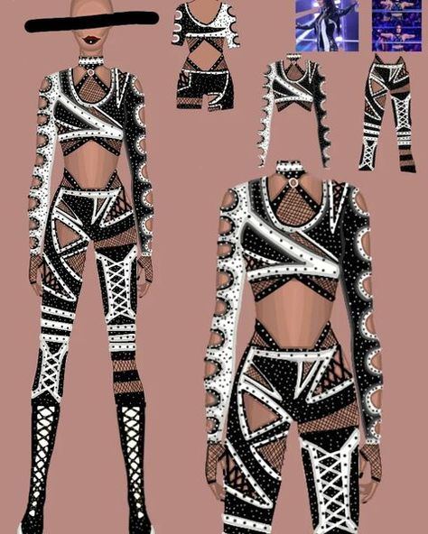 massimo bianco (@massimobdesigns) • Instagram photos and videos Cute Wrestling Outfits, Majorette Dance Uniforms, Majorette Uniforms, Wrestling Outfits, Wwe Outfits, Dance Uniforms, Wrestling Gear, Circus Costume, Clothing Design Sketches