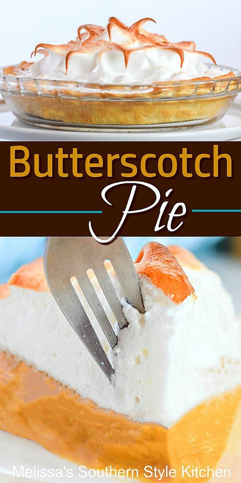 Butterscotch Pie Recipe, Cheesecake Strawberries, Easy Cream Pie, Yummy Pies, Butterscotch Pie, Dessert Halloween, Dessert Original, Baked Cheesecake, Whoopie Pie