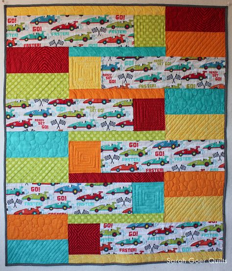 Kid Quilts Patterns, Car Quilt, Owl Quilts, Boys Quilt Patterns, Baby Quilt Tutorials, Modern Baby Quilt, Baby Quilt Pattern, Baby Boy Quilts, Baby Quilt Patterns