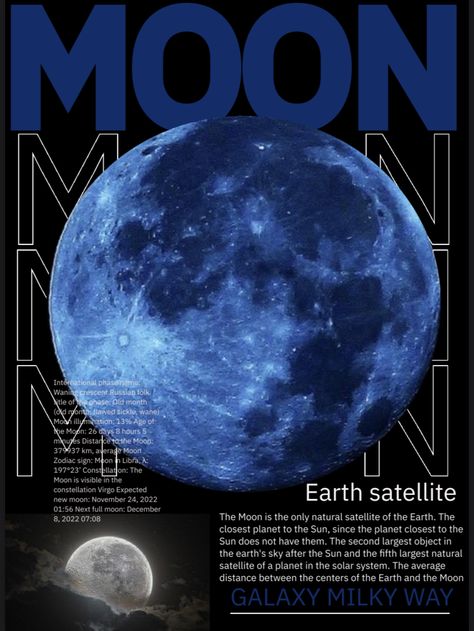 Poster, figma, design, графический дизайн, moon, Луна, Adobe photoshop. Blue Color Aesthetic, Blue Widget, Astronomy Poster, Planet Poster, Blue Core, Color Aesthetic, Poster Aesthetic, Aesthetic Space, Moon Poster