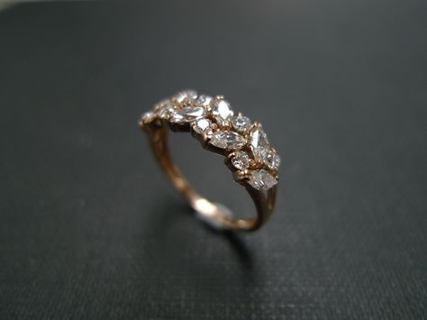 Crown Engagement Ring, Marquise Cut Rings, Pretty Engagement Rings, Flower Engagement, Marquise Shape Diamond, Simple Engagement, Cute Engagement Rings, Future Engagement Rings, Marquise Ring