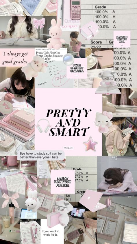 Pretty And Smart, Pinterest Vision Board, Vision Board Wallpaper, Study Board, Vie Motivation, Motivational Wallpaper, Academic Motivation, Vision Board Inspiration, Motivation Board