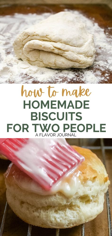 Bread For Two People, Small Batch Biscuits Recipe Without Buttermilk, Homemade Bisquick Mix Recipe Small Batch, Diy Bisquick Small Batch, Fast Biscuits Easy, One Biscuit Recipe, Homemade Buiscits Recipes Easy, Biscuits For One Or Two, Biscuits For 2 People