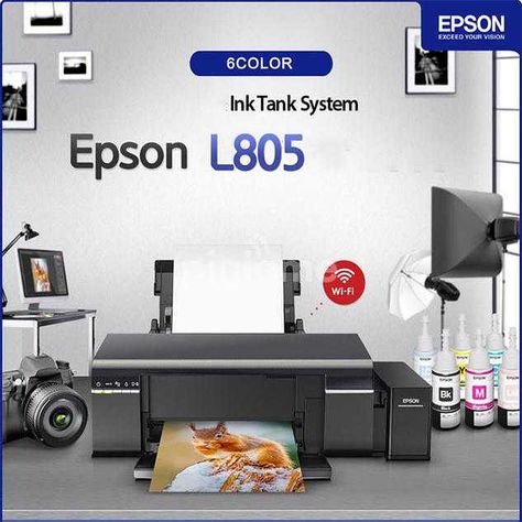 EPSON ECOTANK L805 wifi https://wa.me/c/923084931001https://www.linkedin.com/in/epson-faisalabad-46581416a https://epson-faisalabad.business.site Photo Printer, Printer Ink, Wi Fi, Printer, Color