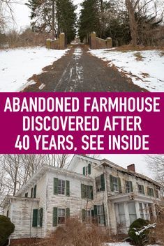 Every house has a story to tell. Some houses greet guests and families with those stories on a day-to-day basis. Others sit untouched for years, waiting for their stories to finally be told. The house you’re about to learn about had to wait 40 years for someone to listen. Ruins, Abandoned Homes, Abandoned Mansions, Nature, Abandoned Farmhouse, Old Abandoned Buildings, Dubai Miracle Garden, Old Abandoned Houses, House Plans One Story