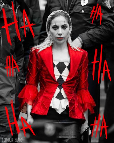 Lady Gaga as Harley Quinn in the upcoming Joker sequel Joker: Folie à Deux. Edit By @strangelennonblack Arley Queen, Joker 2, Batman Love, The Fame Monster, Harley Quinn Artwork, My Character, Upcycled Fashion, Joker And Harley Quinn, American Rappers