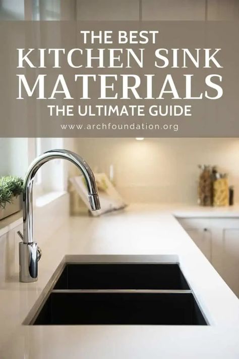 The 9 Best Kitchen Sink Materials: The Ultimate Guide Kitchen Sink With Quartz Countertop, Under Counter Kitchen Sink, Under Counter Sink Kitchen, Kitchen Sink Materials, Sink Options Kitchen, Kitchen Sink Composite, Kitchen Sinks Ideas Undermount, Under Mount Kitchen Sink Stainless Steel, Kitchen Sink Ideas 2023