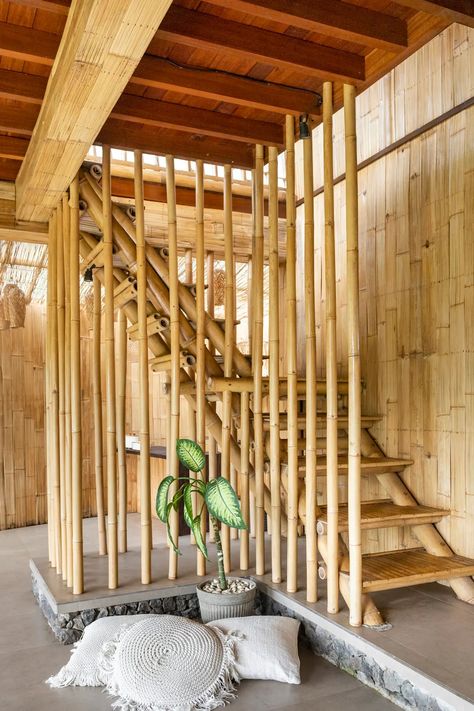 ✰ Camaya Bali Suboya - Magical Bamboo House ✰ - Cabins for Rent in Selat, Bali, Indonesia - Airbnb Bamboo House Bali, Camaya Bali, Bahay Kubo Design, Bamboo Villa, Philippine Houses, Bahay Kubo, Bamboo House Design, Bamboo Architecture, Bamboo House