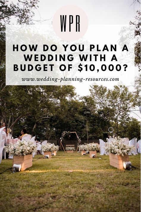 Anything is possible! How do you plan a wedding with a budget of $10,000? Is it possible? Where do we cut costs? How do we manage such a small wedding budget? What are the major wedding expenses that we can avoid? 5 Thousand Dollar Wedding Budget, 10000 Dollar Wedding Budget, How To Plan A Cheap Wedding, Sample Wedding Budget, Wedding Budget 10k, Wedding Under 10000 Budget, 20000 Wedding Budget, How To Do A Wedding On A Small Budget, Wedding Budget Break Down Percentage