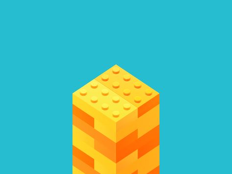 10000 Layers Of Legos | @2x Lego Poster Design, Lego Poster, Lego Animation, Lego Creative, Lego Pieces, Lego Design, Motion Graphics Animation, Lego Art, Animated Drawings