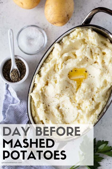 How To Make Mashed Potatoes Ahead Of Time, Mashed Potatoes Prepared Ahead Of Time, Mashed Potatoes Made Ahead Of Time, Mashed Potatoes Recipe Make Ahead, How To Make Mashed Potatoes A Day Ahead, Do Ahead Mashed Potatoes Recipe, Night Before Mashed Potatoes, Refrigerator Mashed Potatoes, Make Mashed Potatoes Ahead Of Time