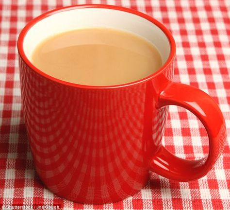 Tea from a red mug tastes sweeter than the same drink that's been poured into a blue or white mug, according to scientist Dr Stuart Farrimond Tea Cup Image, Good Morning Tea, Perfect Cup Of Tea, Coffee Health Benefits, Coffee Pictures, Cooking Lessons, Tea Drinkers, Morning Tea, The Factory