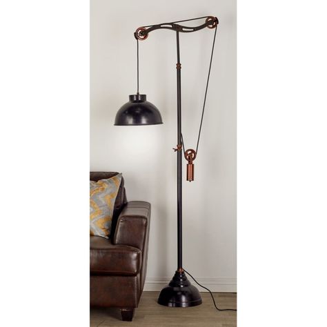 Pulley Floor Lamp, Chic Floor Lamp, Tall Floor Lamps, Column Floor Lamp, Brass Interior, Tree Floor Lamp, Unique Floor Lamps, Arched Floor Lamp, Task Floor Lamp