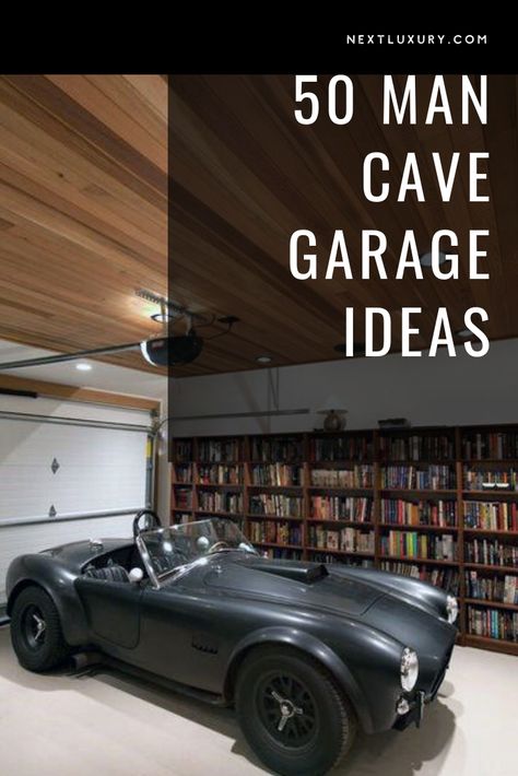 Do you know what’s even better than having a man cave? The answer is making one yourself! Gentlemen love DIY projects more than anything, and nothing is more rewarding than a manly full-scale garage renovation.Every guy needs a man cave, but residential options may be limited sometimes. #nextluxury #homedesign #homedecor #homedecorideas Man Cave Garage Ideas, Industrial Man Cave, Man Cave Must Haves, Vintage Car Garage, Best Man Caves, Small Man Cave, Gear Room, Man Garage, Garage Design Interior